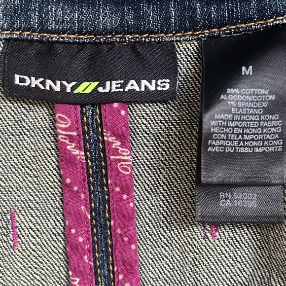 DKNY button up Jean Jacket - Picture 3 of 9